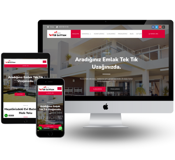 Emlak Hazır Web Sitesi 1