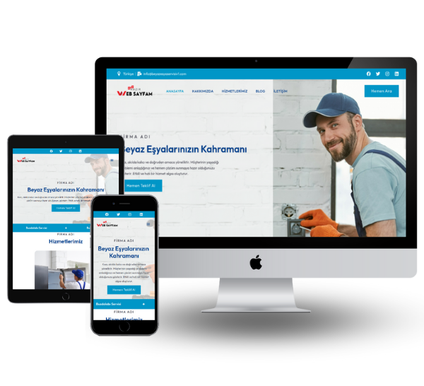 Beyaz Eşya Hazır Web Sitesi 1