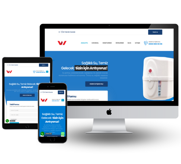 Su Arıtma Hazır Web Sitesi 1