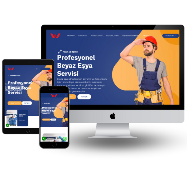 Teknik Servis Hazır Web Sitesi 1