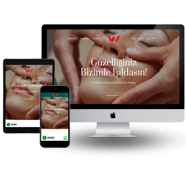 Güzellik Merkezi Hazır Web Sitesi 2