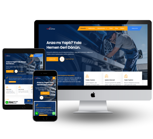 Oto Kurtarma Hazır Web Sitesi 2