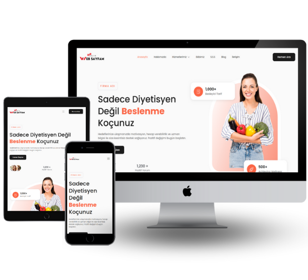 Diyetisyen Hazır Web Sitesi 2