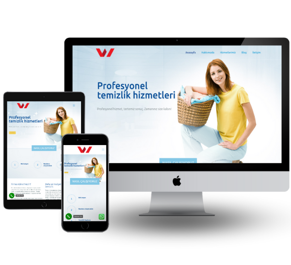 Temizlik Hazır Web Sitesi 2