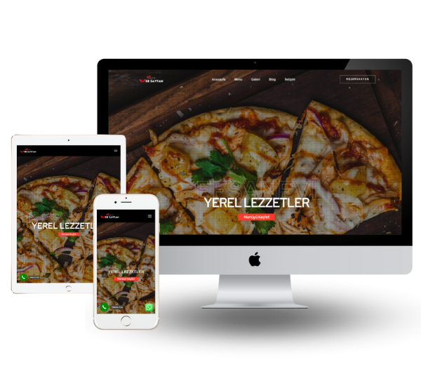 Restoran Hazır Web Sitesi 3